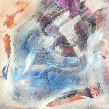 Beweging in Chaos 2 geschilderd door Brighart