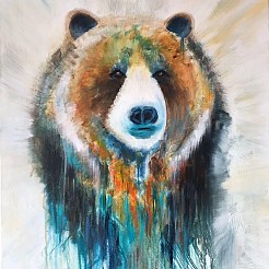 Connection With Mother Earth geschilderd door 