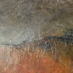 Landschap abstract geschilderd door 