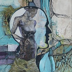 She is in my Mind geschilderd door 