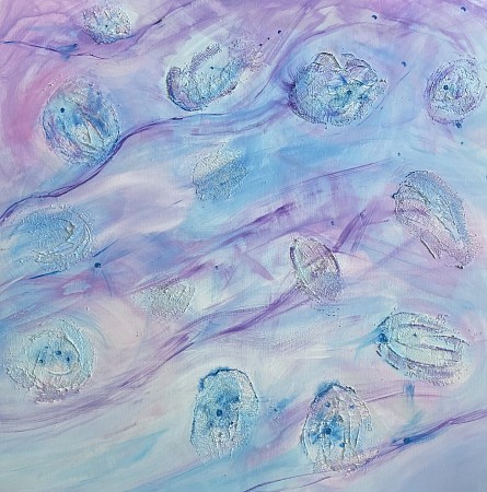 Kosmische dans 2025 geschilderd door Brighart