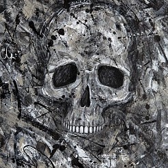 Skull geschilderd door 
