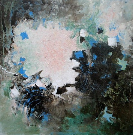 Flowering geschilderd door Gerda Kwakkel