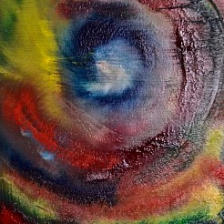 Abstract  oog geschilderd door 