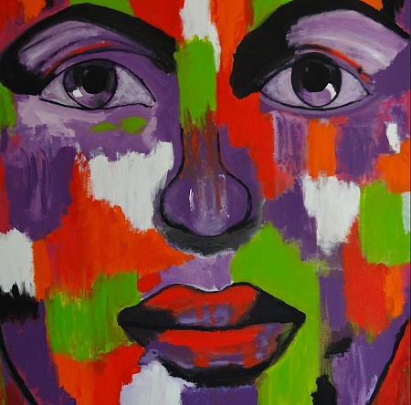 Face geschilderd door Marianne Klaassen