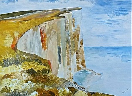 Dover geschilderd door Irene van Uxem