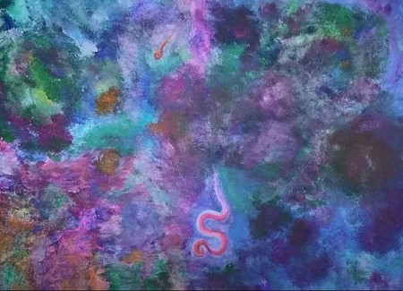 Coloursplash geschilderd door Art by Marlei
