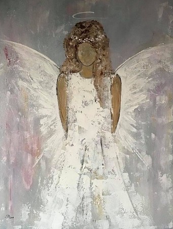 Angel of trust geschilderd door Diney-Art