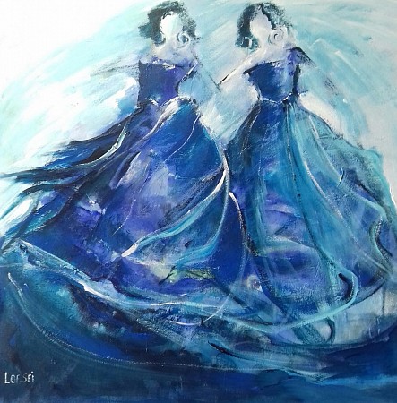 Dans geschilderd door Loes Loe-sei Beks