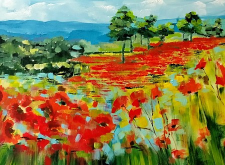 Provence geschilderd door Loes Loe-sei Beks
