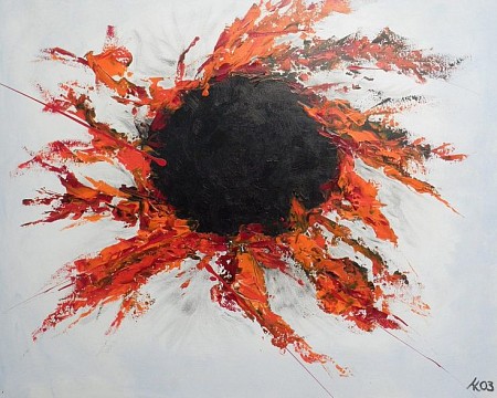 Nieuwe zon geschilderd door Kuhlmann Kunst