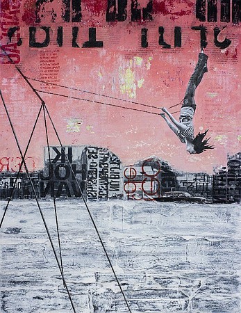Friday Swing geschilderd door Db Waterman