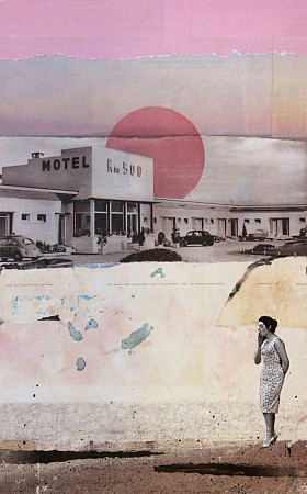 Motel 500 geschilderd door Db Waterman