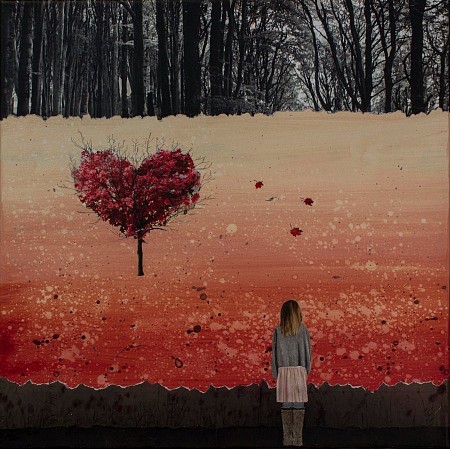 Fall in love geschilderd door Db Waterman