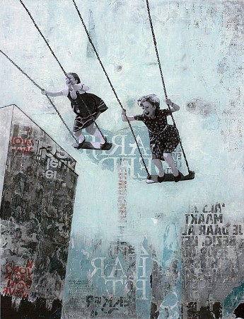 Saturday swing geschilderd door Db Waterman