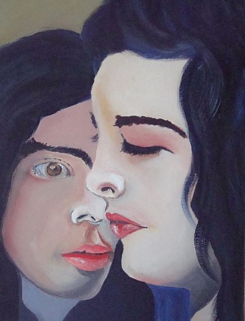 Sisters geschilderd door Andre Claeys