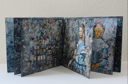 Boekje met kinderportretten geschilderd door Atelier De Pinksterbloem