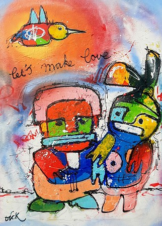 Lets make love geschilderd door Dick Preesman