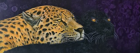Cat2 geschilderd door Nina Romijn kunstenaar schilderijen