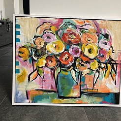 Flowers geschilderd door 