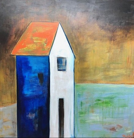 House for Sale geschilderd door RietjeArt
