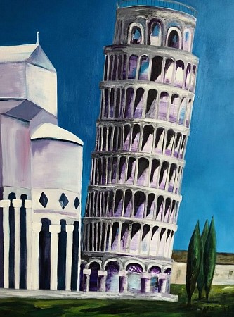 Pisa geschilderd door RietjeArt
