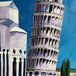 Pisa geschilderd door 