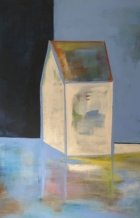 Huis aan Zee geschilderd door RietjeArt