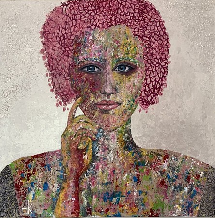Colorfull human geschilderd door Dorien Kouwert