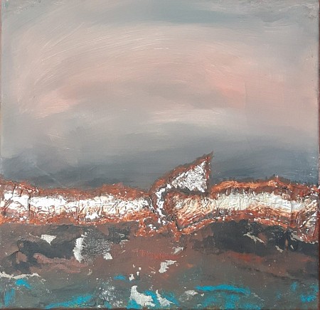 Mar de plata geschilderd door Sjoerd J Alkema