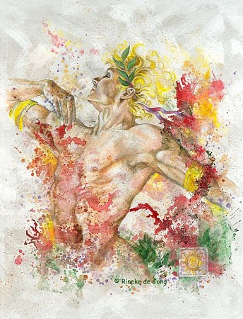 Dancing Apollo geschilderd door Rineke de Jong