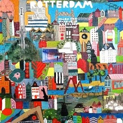 Rotterdam, nostalgie met een knipoog naar Hundertwasser geschilderd door 
