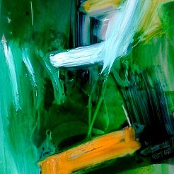 Green power geschilderd door 